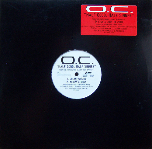 O.C. - Half Good, Half Sinner - Used Vinyl Record 12" image 1