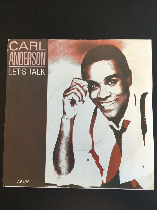 Carl Anderson - Let's Talk - Used Vinyl Record 7" image 1