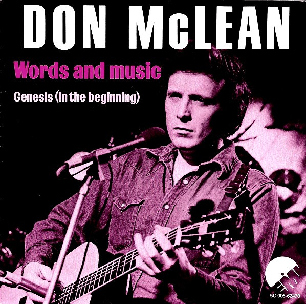 Don McLean - Words And Music - Used Vinyl Record 7" image 1