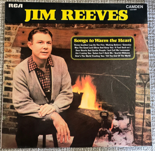 Jim Reeves - Songs To Warm The Heart - Used Vinyl Record image 1