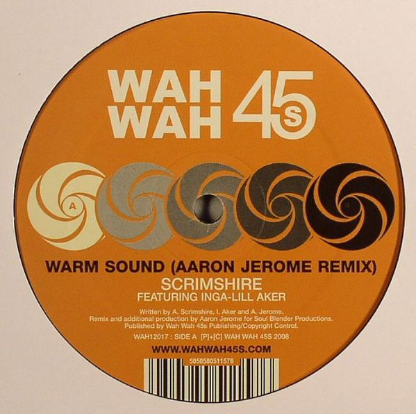 Scrimshire - Warm Sound / When The World Was Young - Vinyl Record 12" image 1