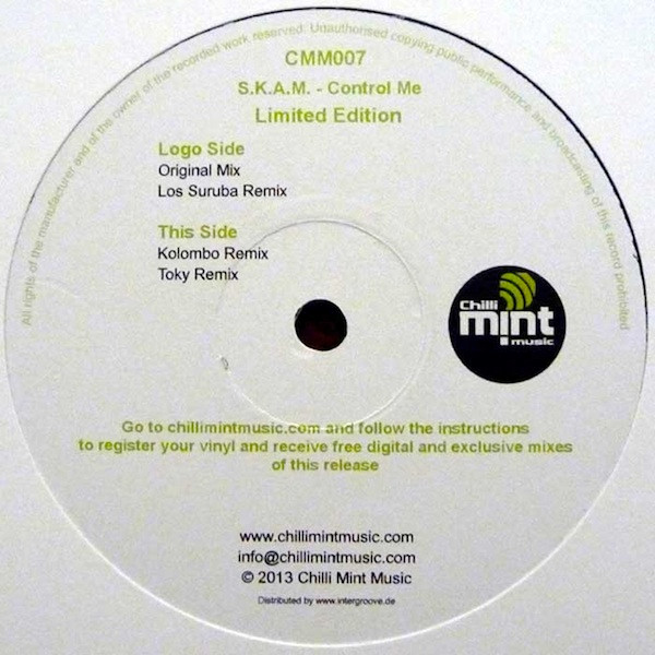S.K.A.M. - Control Me - Vinyl Record 12" image 1