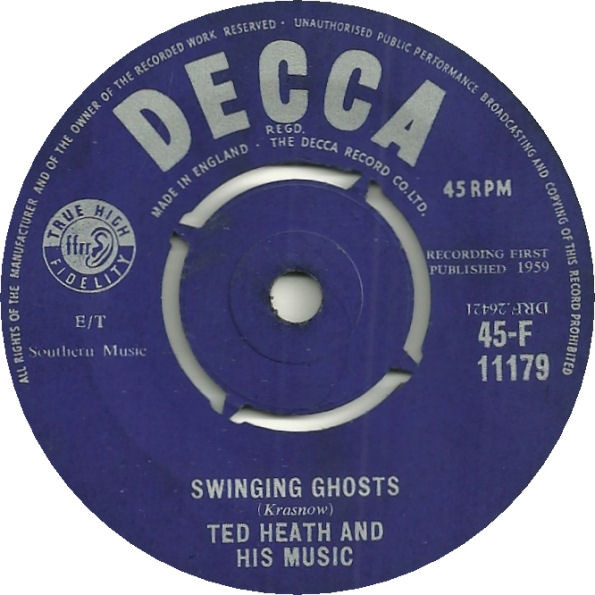 Ted Heath And His Mu - Swinging Ghosts / Indian Love Call - Used Viny image 1