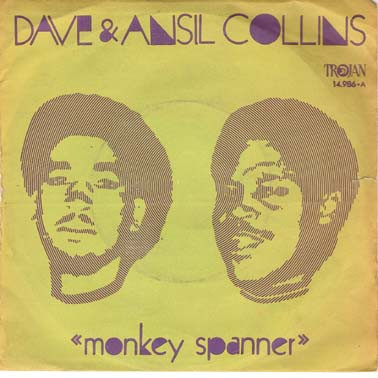 Dave & Ansel Collins - Monkey Spanner - Used Vinyl Record 7" image 1