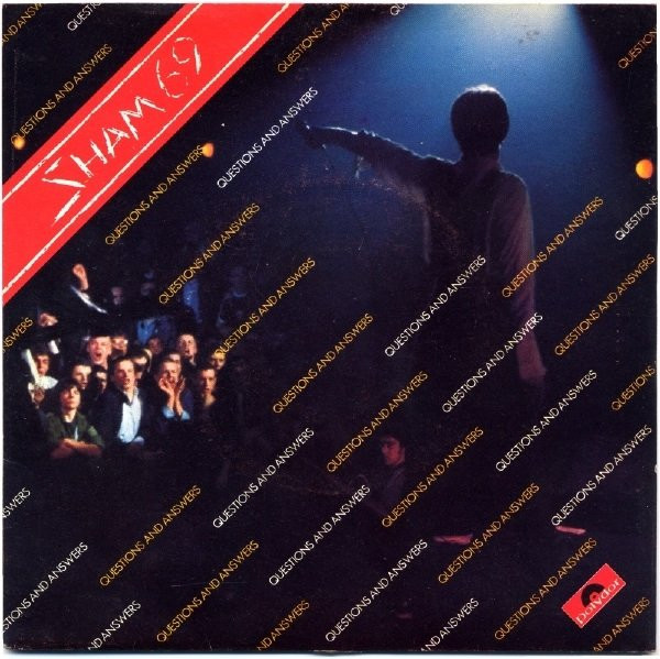 Sham 69 - Questions And Answers - Used Vinyl Record 7" image 1