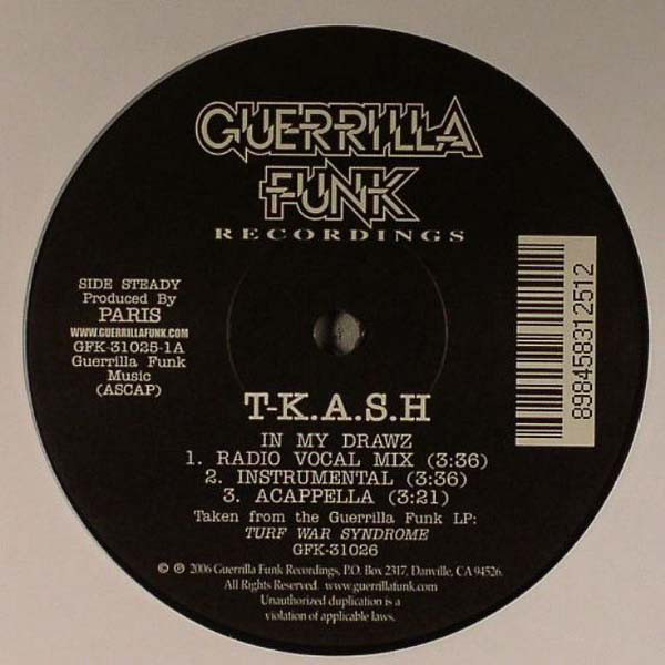 T-Kash - In My Drawz / Made In America - Vinyl Record 12" image 1