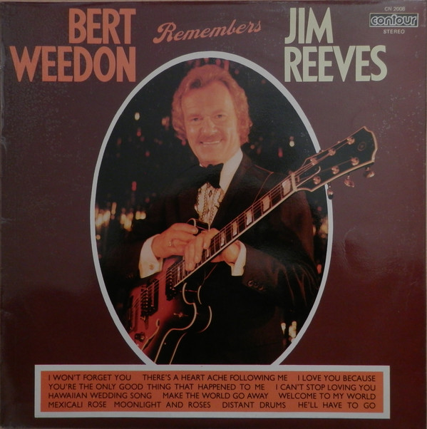 Bert Weedon - Remembers Jim Reeves - Used Vinyl Record image 1