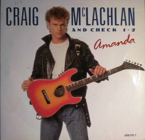 Craig McLachlan & Ch - Amanda - Used Vinyl Record 7" image 1