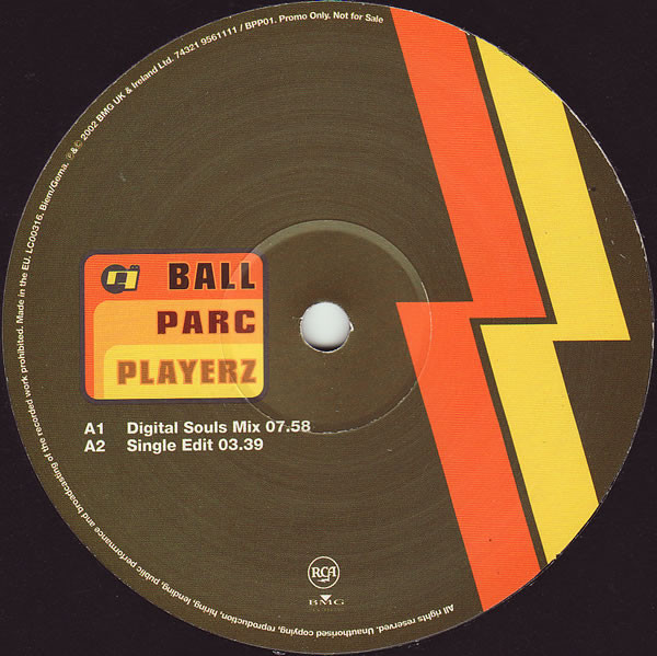 Ball Parc Playerz - Of R Timez - Used Vinyl Record 12" image 1