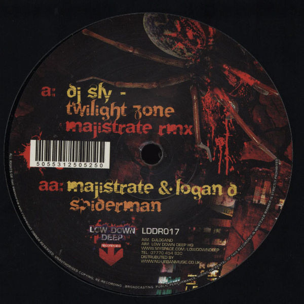 DJ Sly - Twilight Zone ( Rmx) / Spiderman - Vinyl Record 12" image 1
