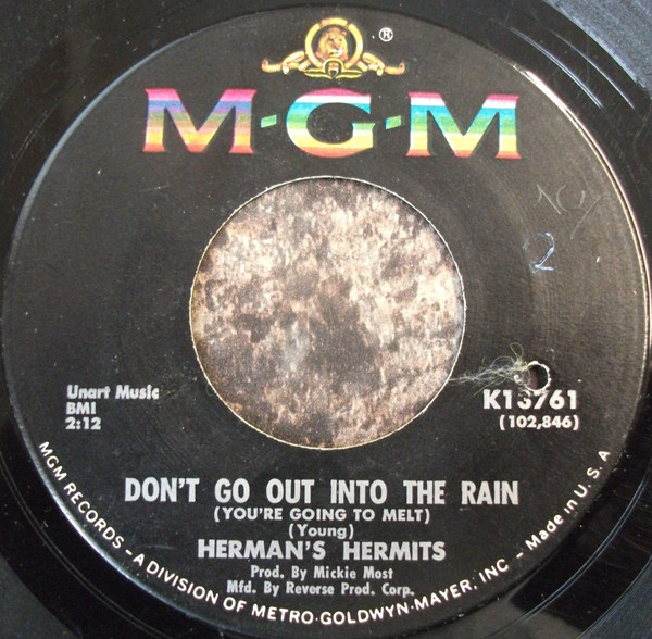 Herman's Hermits - Don't Go Out Into The Rain (You're Going To Melt) image 1
