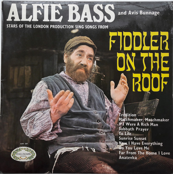 Alfie Bass - Fiddler On The Roof - Used Vinyl Record image 1