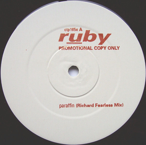 Ruby - Paraffin - Used Vinyl Record 12" image 1