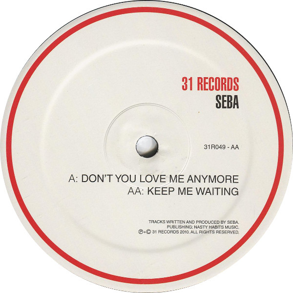 Seba - Don't You Love Me Anymore / Keep Me Waiting - Vinyl Record 12" image 1