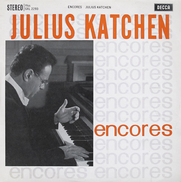 Julius Katchen - Encores - Used Vinyl Record image 1