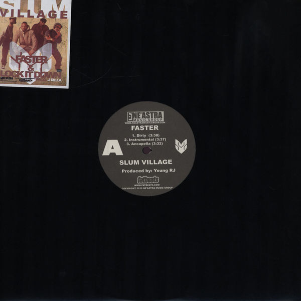 Slum Village - Faster / Lock It Down - Vinyl Record 12" image 1