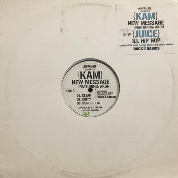 Kam - New Message / Ill Hip Hop - Vinyl Record 12" image 1