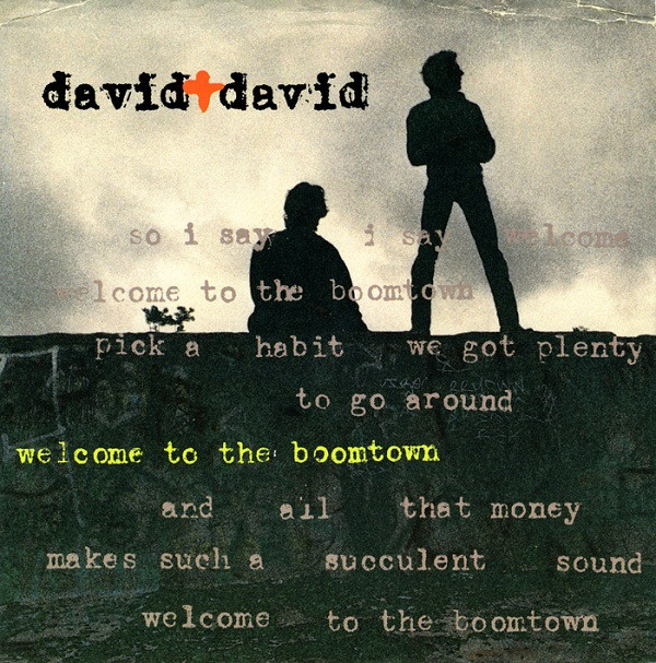 David + David - Welcome To The Boomtown - Used Vinyl Record 7" image 1
