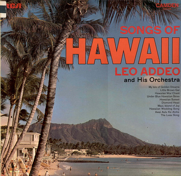 Leo Addeo And His Or - Songs Of Hawaii - Used Vinyl Record image 1
