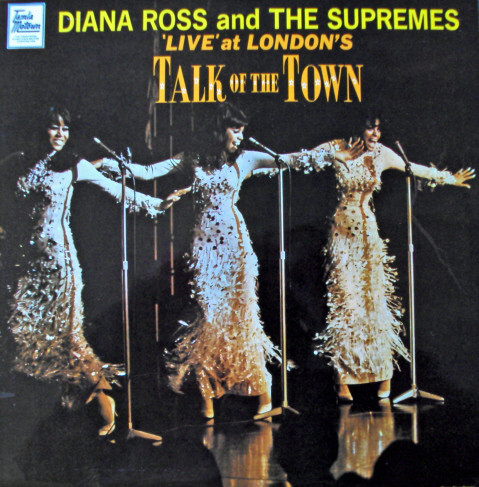 Supremes - 'Live' At London's Talk Of The Town - Used Vinyl Record image 1