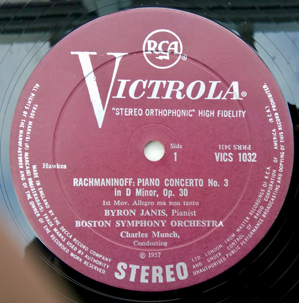 Sergei Vasilyevich R - Piano Concerto No. 3 - Used Vinyl Record image 1
