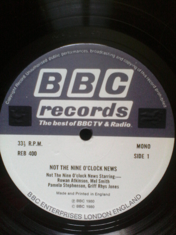 Not The Nine O'Clock - Used Vinyl Record image 1