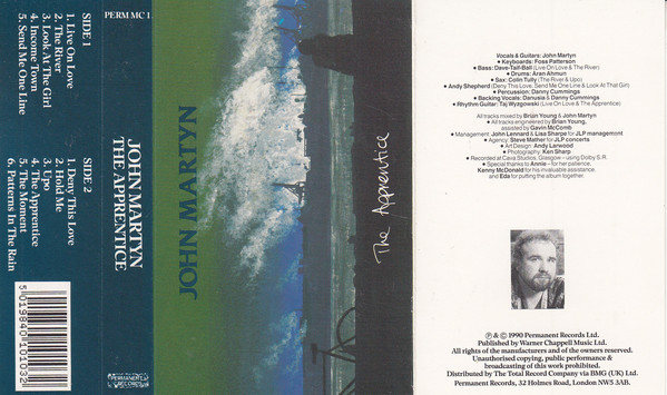 John Martyn - Apprentice - Used Cassette image 1