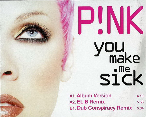 P!NK - You Make Me Sick - Used Vinyl Record 12" image 1