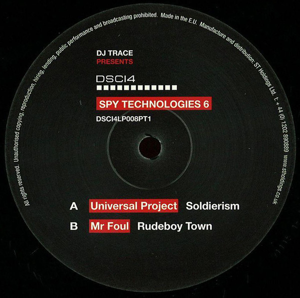DJ Trace - Spy Technologies 6 - Vinyl Record 12" image 1