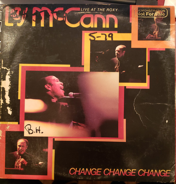 Les McCann - Change, Change, Change (Live At The Roxy) Promo - Used Vin image 1