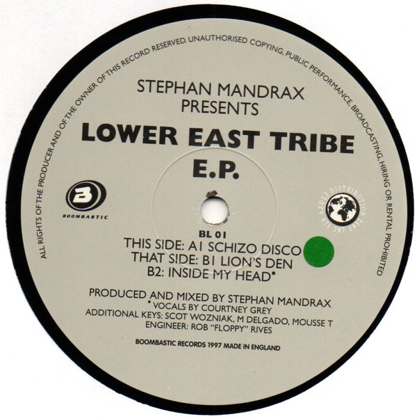 Stephan Mandrax - Lower East Tribe E.P. - Used Vinyl Record 12" image 1