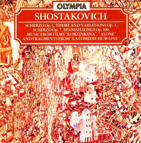 Dmitri Shostakovich - Manuscripts Of Different Years - Used CD image 1