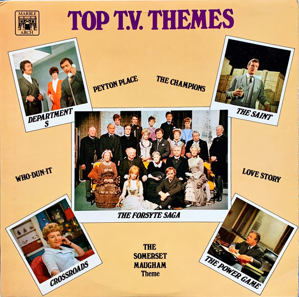 Various - Top T.V. Themes - Used Vinyl Record image 1