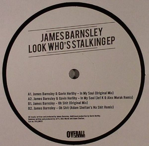 James Barnsley - Look Who's Stalking EP - Vinyl Record 12" image 1