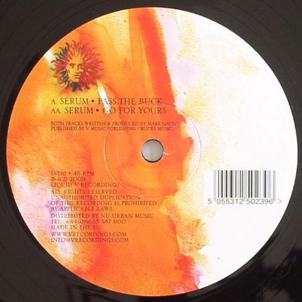 Serum - Pass The Buck / Go For Yours - Vinyl Record 12" image 1