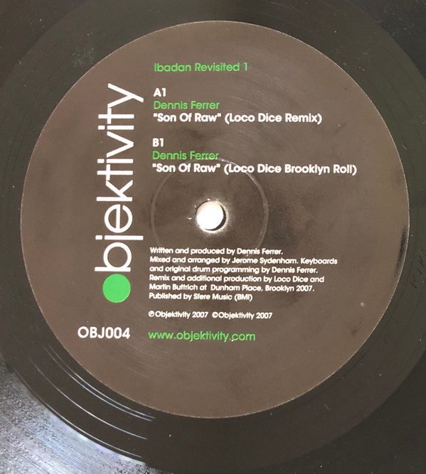 Dennis Ferrer - Ibadan Revisited 1 - Vinyl Record 10" image 1