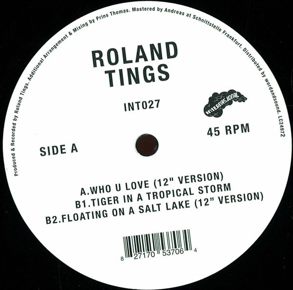 Roland Tings - Who U Love - Vinyl Record 12" image 1