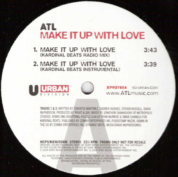 ATL - Make It Up With Love - Vinyl Record 12" image 1