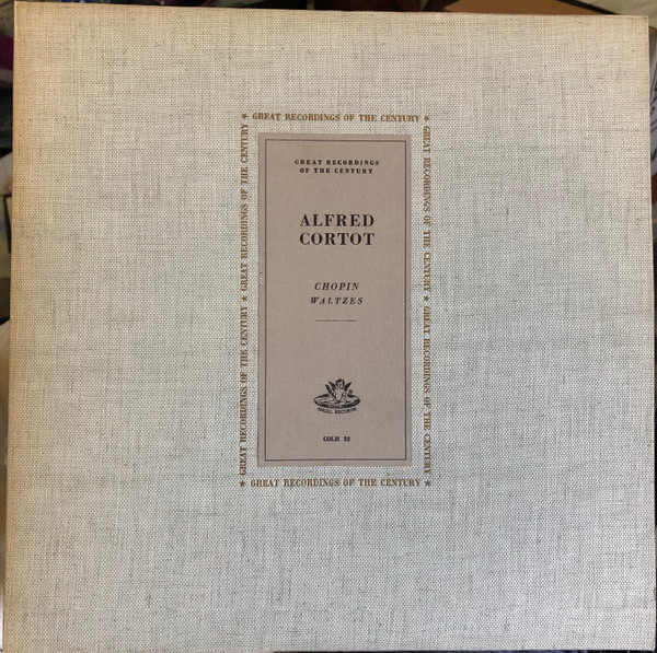 Alfred Cortot - Chopin Waltzes - Used Vinyl Record image 1