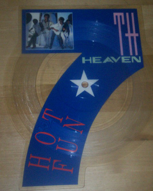 7th Heaven - Hot Fun - Used Vinyl Record 7" image 1
