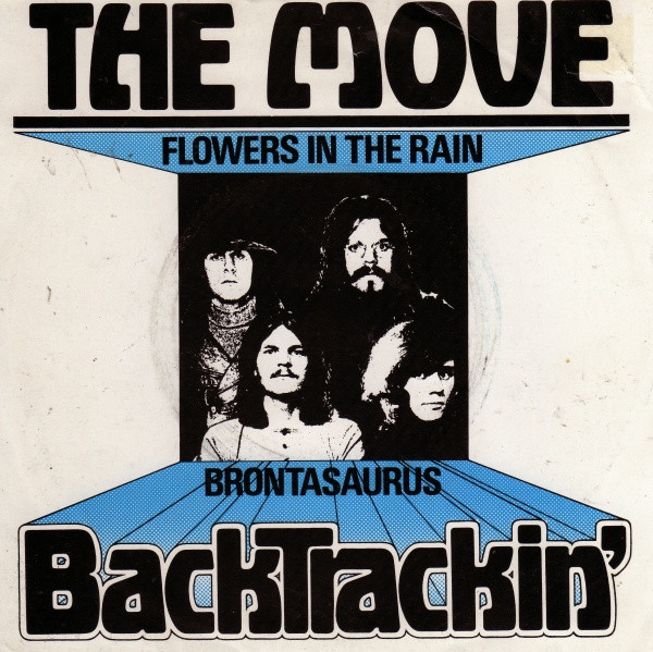 Move - Flowers In The Rain / Brontosaurus - Used Vinyl Record 7" image 1
