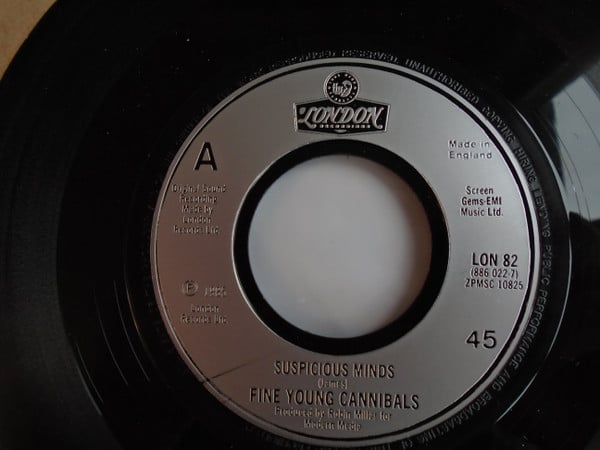 Fine Young Cannibals - Suspicious Minds - Used Vinyl Record 7" image 1