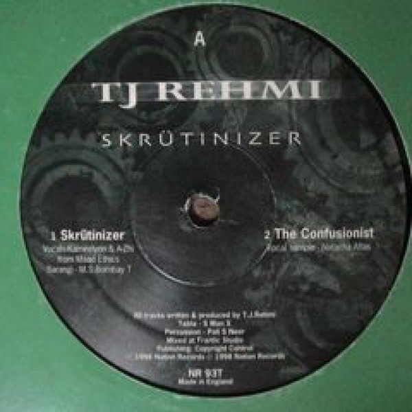 TJ Rehmi - Skrutinizer - Used Vinyl Record 12" image 1