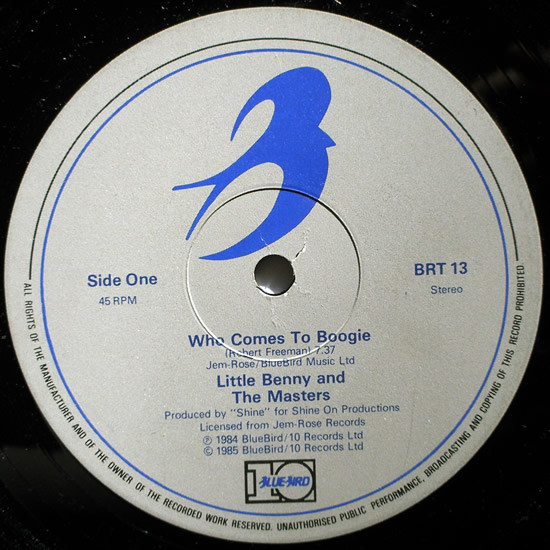 Little Benny & The M - Who Comes To Boogie - Used Vinyl Record 12" image 1