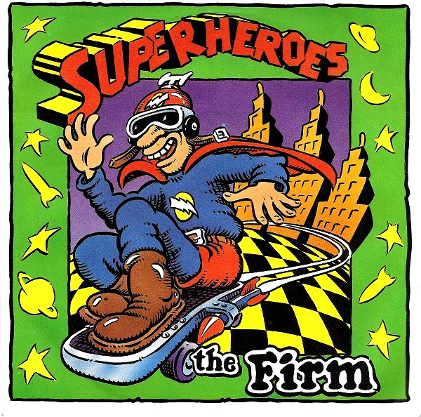 Firm - Superheroes - Used Vinyl Record 7" image 1