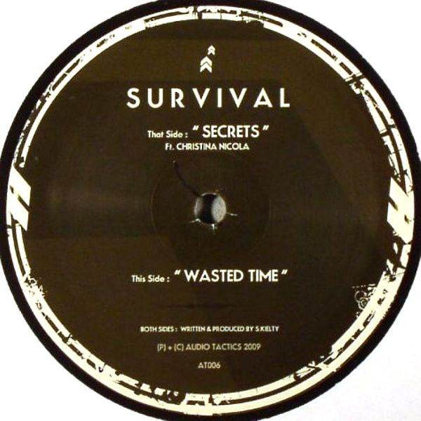 Survival - Secrets / Wasted Time - Vinyl Record 12" image 1