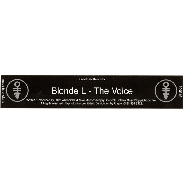 Blonde L - Voice - Used Vinyl Record 12" image 1