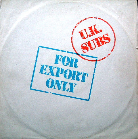 UK Subs - For Export Only - Used Vinyl Record 12" image 1