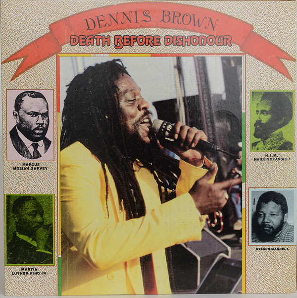 Dennis Brown - Death Before Dishonour - Used Vinyl Record image 1