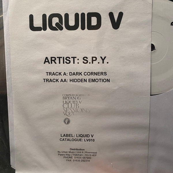 S.P.Y. - Dark Corner / Hidden Emotion - Vinyl Record 12" image 1